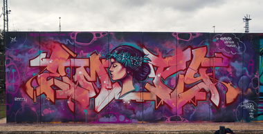 Graffiti Wall in Wiesbaden - Photo by SQERONE - emty, sqer, wiesbaden (2021)
