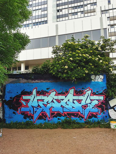 Graffiti Wall in Wiesbaden - Photo by SQERONE - Sqer, schlachthof, wiesbaden (2019)