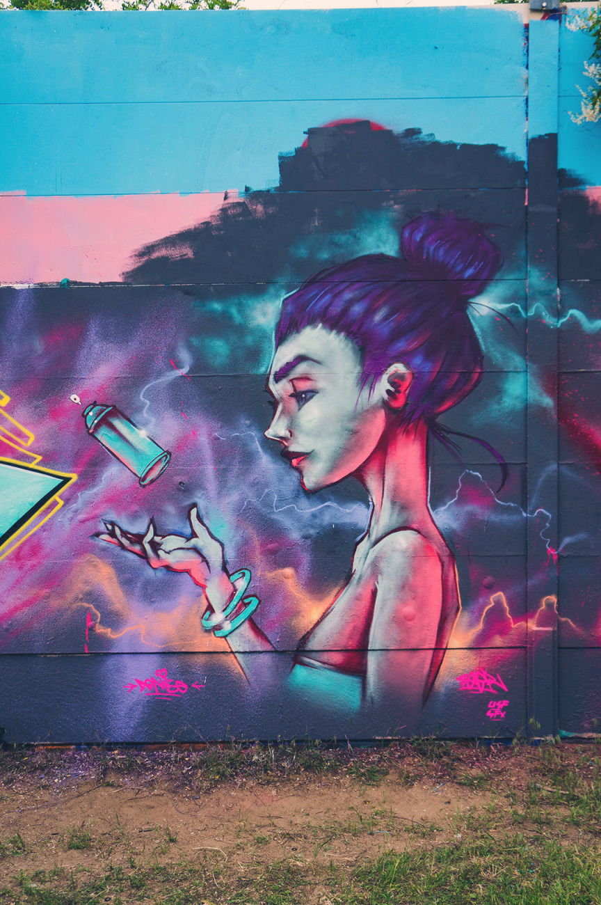 Graffiti Wall in Darmstadt - Photo by SQERONE - Sqer, Licolnwall, Darmstadt (2019)