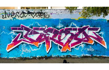 Graffiti Wall in Wiesbaden  - Photo by SQERONE - RESQ, Schlachthof, Wiesbaden