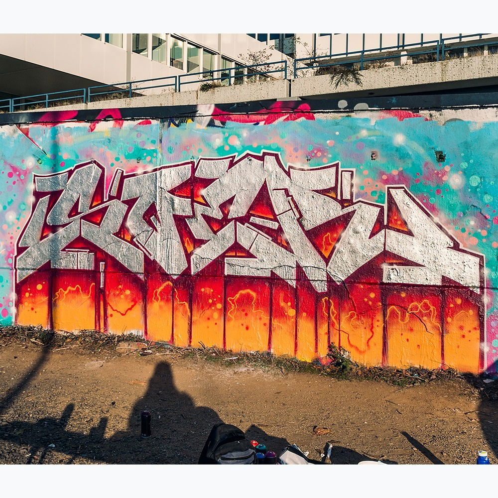 Graffiti Wall in Wiesbaden - Photo by SQERONE - Wiesbaden, SQER, Wiesbaden (2018)