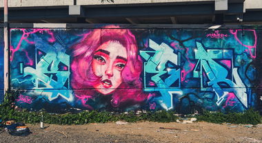 Graffiti Wall in Wiesbaden - Photo by SQERONE - Sqer, Wiesbaden, Schlachthof (2020)