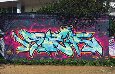Graffiti Wall in Wiesbaden - Photo by SQERONE - sqer, wiesbaden, oldschool (2019)