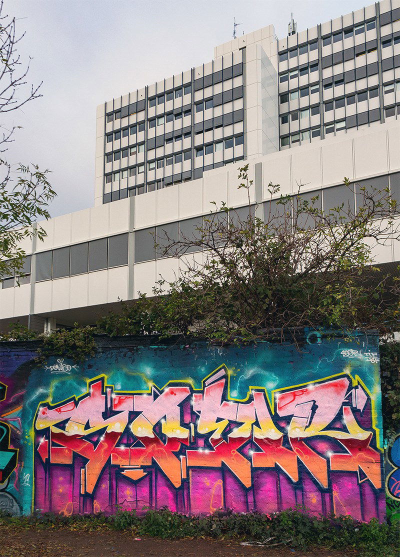 Graffiti Wall in Wiesbaden - Photo by SQERONE - Wiesbaden, Sqer, Schlachthof (2019)
