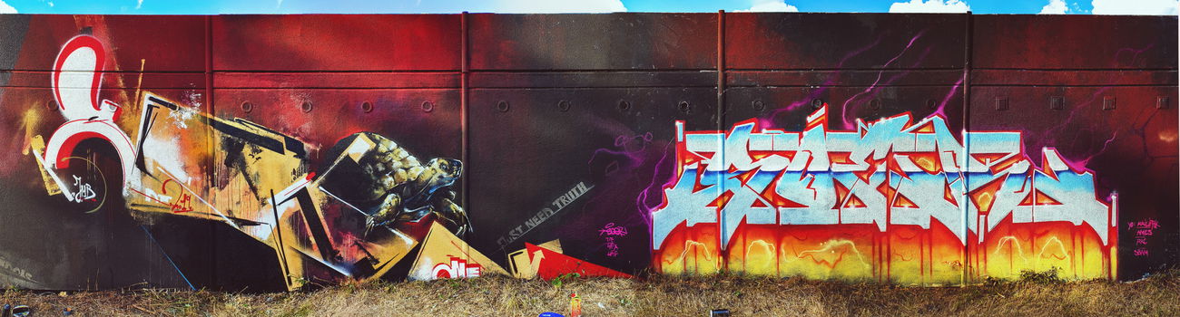 Graffiti Wall in Wiesbaden - Photo by SQERONE - Sqer, Wiesbaden, Meetingofstyles (2019)