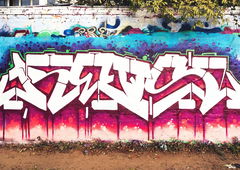 Graffiti Wall in Wiesbaden  - Photo by SQERONE - SQER, reqs, stylewriting (2018)