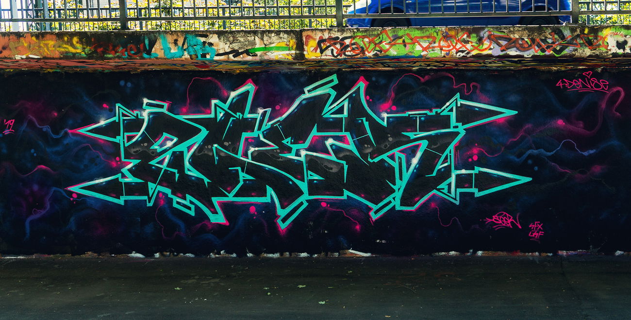Graffiti Wall in Wiesbaden - Photo by SQERONE - sqer, zqer, wiesbaden (2019)