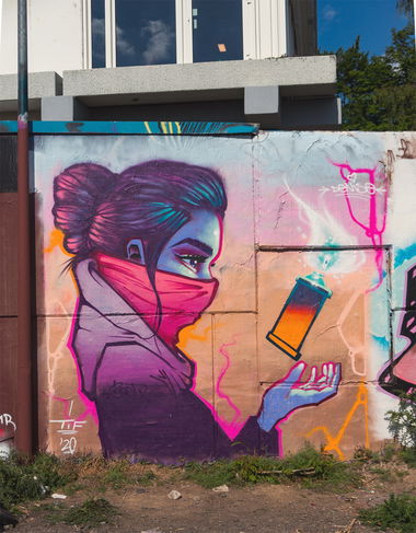 Graffiti Wall in Wiesbaden - Photo by SQERONE - Sqer, Wiesbaden, Schlachthof (2020)