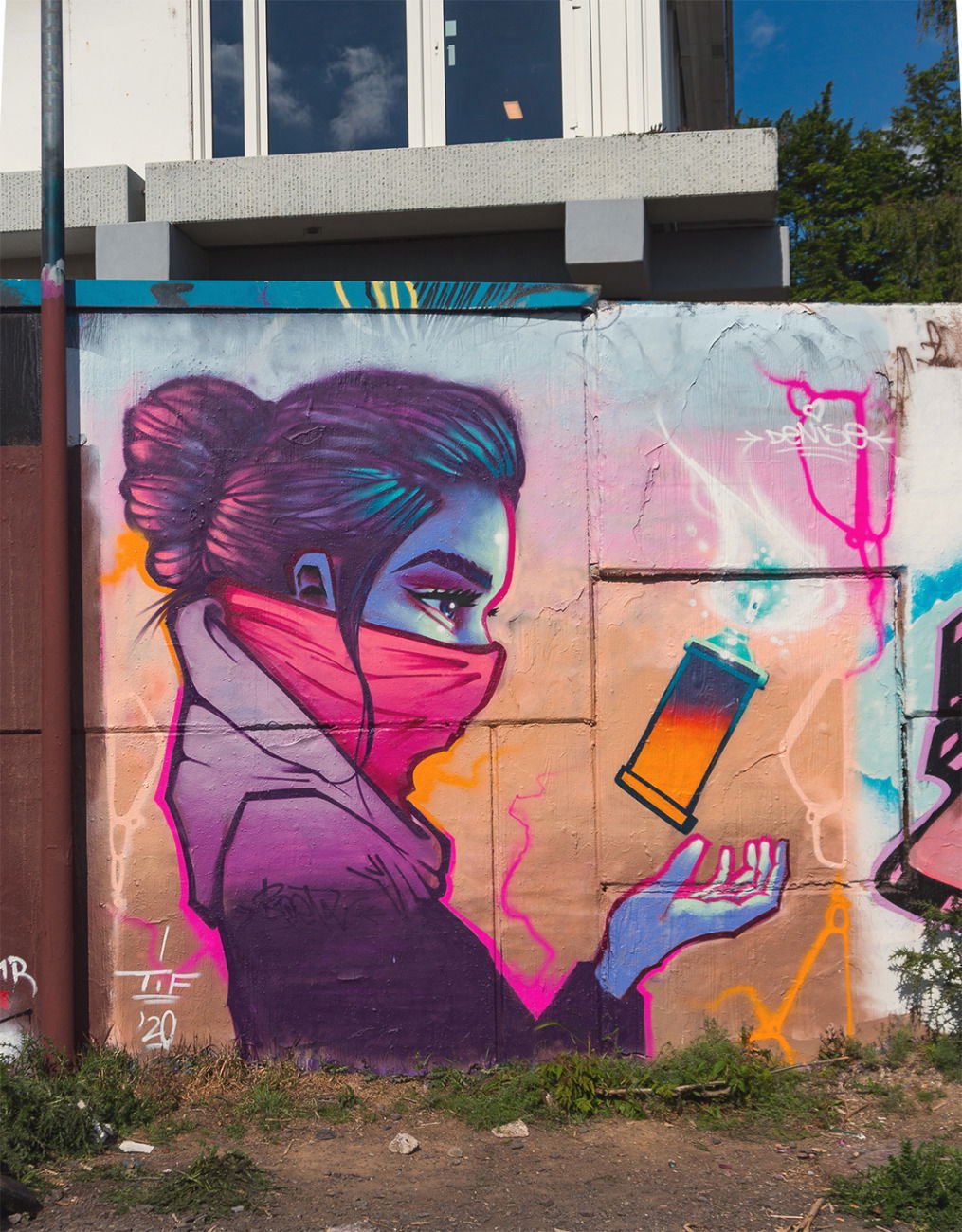 Graffiti Wall in Wiesbaden - Photo by SQERONE - Sqer, Wiesbaden, Schlachthof (2020)