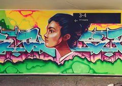 Graffiti Wall in Ludwigshafen am rhein - Photo by SQERONE - meetingofstyles, sqer, ludwigshafen (2020)