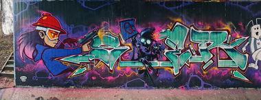 Graffiti Wall in Wiesbaden - Photo by SQERONE (2020)