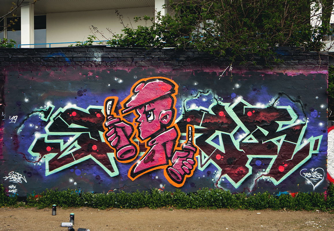 Graffiti Wall in Wiesbaden - Photo by SQERONE - sqer, wiesbaden, oldschool (2019)