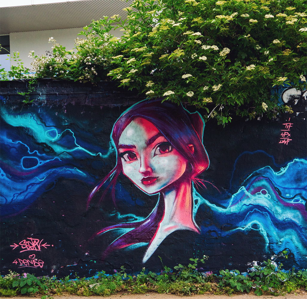 Graffiti Wall in Wiesbaden - Photo by SQERONE - Sqer, schlachthof, wiesbaden (2019)