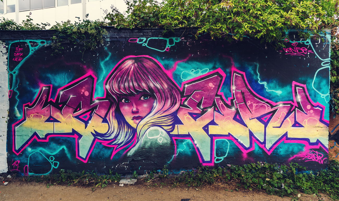 Graffiti Wall in Wiesbaden - Photo by SQERONE - character, oldschool, freestyle (2019)