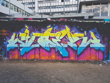 Graffiti Wall in Wiesbaden - Photo by SQERONE - squer, wiesbaden, oldschool (2019)
