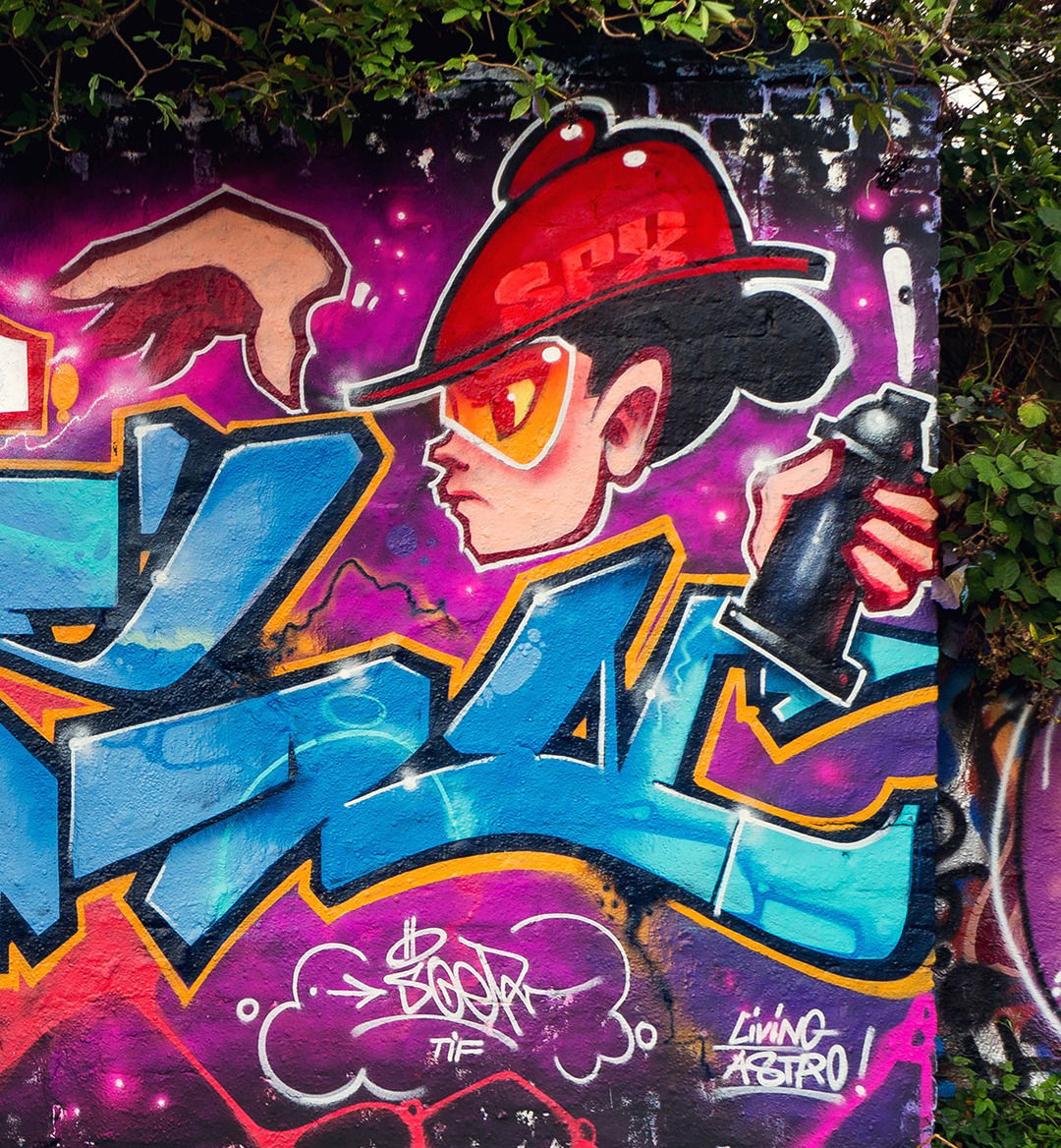 Graffiti Wall in Wiesbaden - Photo by SQERONE (2020)