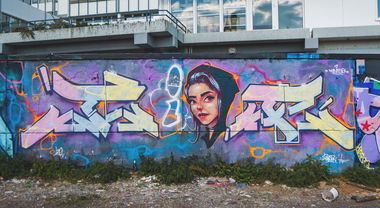 Graffiti Wall in Wiesbaden - Photo by SQERONE - Sqer, Wiesbaden, Schlachthof (2020)