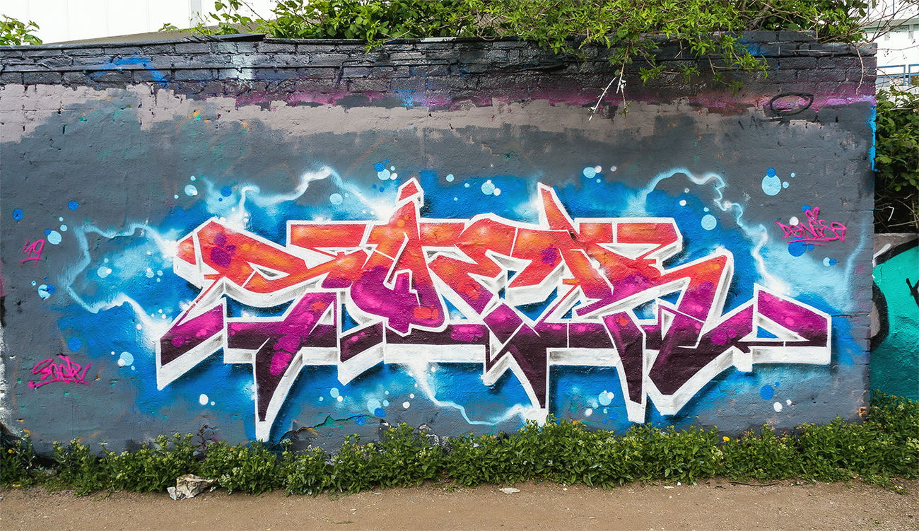 Graffiti Wall in Wiesbaden - Photo by SQERONE - sqer, wiesbaden, oldschool (2019)