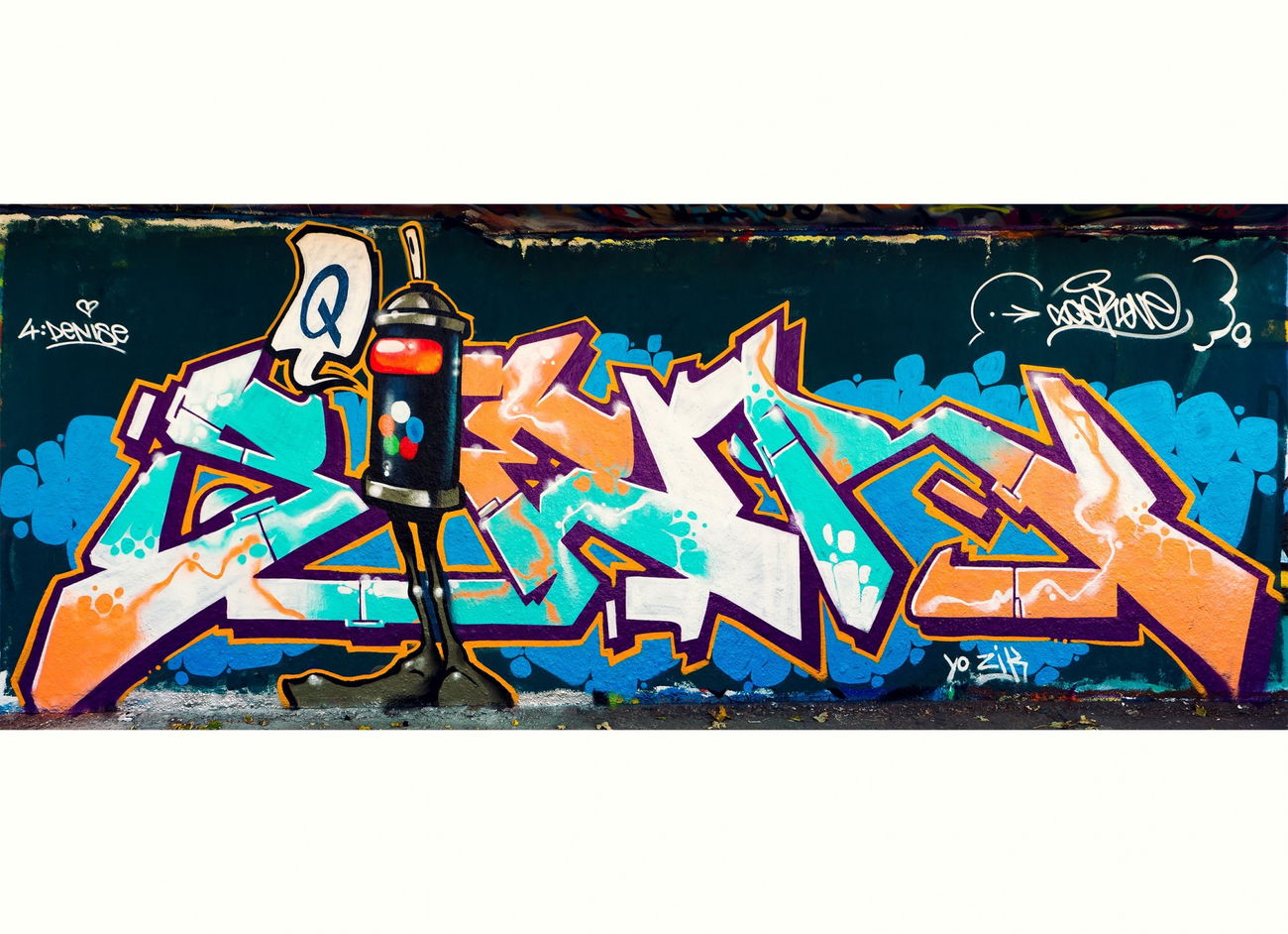 Graffiti Wall in Wiesbaden - Photo by SQERONE - Wiesbaden (2018)