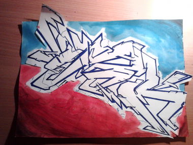 Graffiti Sketch in Slovakia - Photo by SRAM1