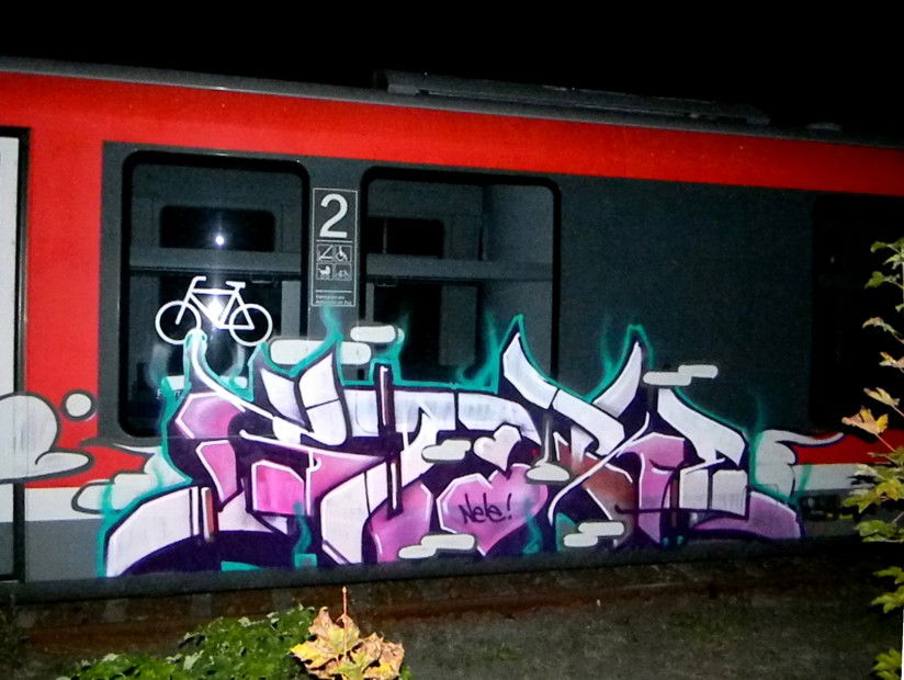 Graffiti Train in gera - Photo by ST0RE - store, nsf, htrz