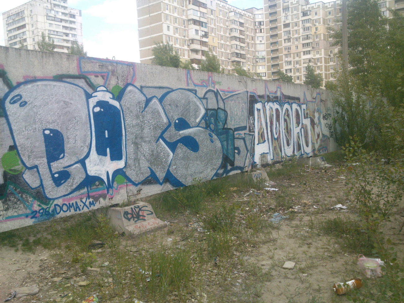 Graffiti Wall - Photo by STADO - BakS, Amors (2015)
