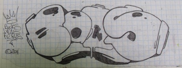 Graffiti Sketch - Photo by STADO - BakS (2011)