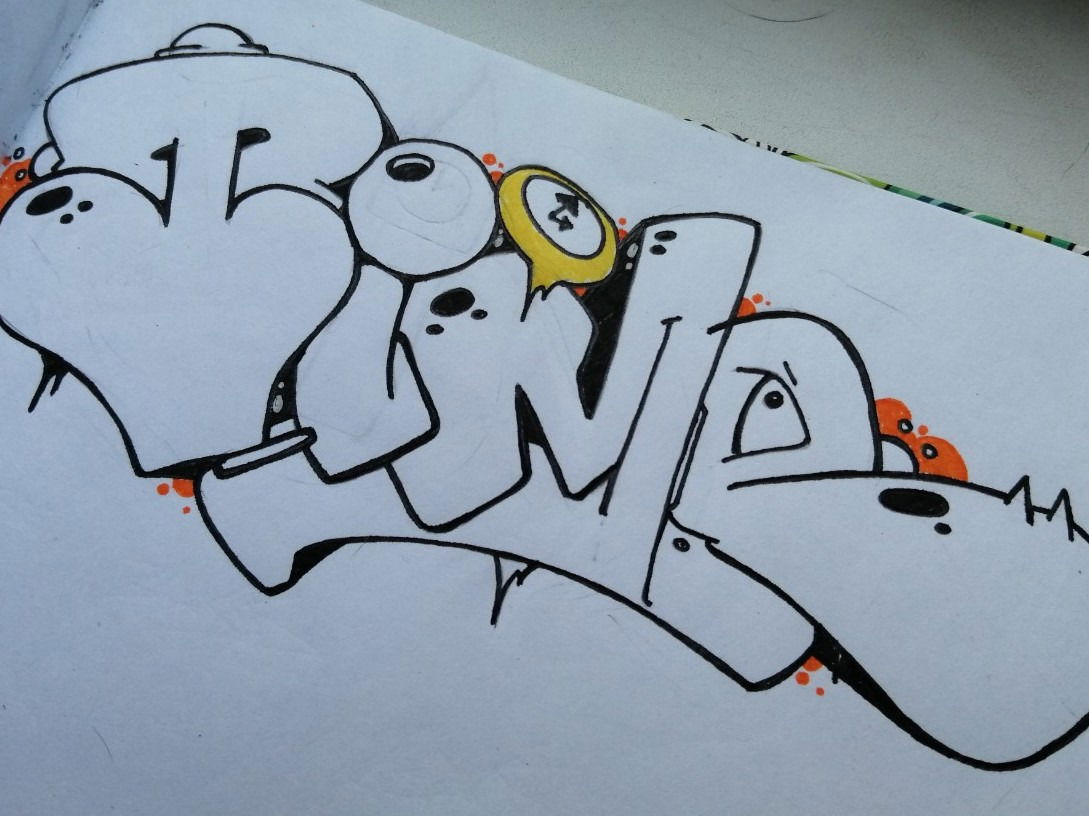 Graffiti Wall in Kyiv - Photo by STADO (2019)