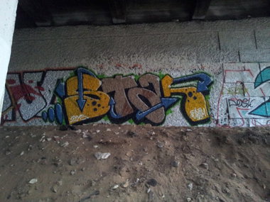 Graffiti Wall in Moscow - Photo by STAEH