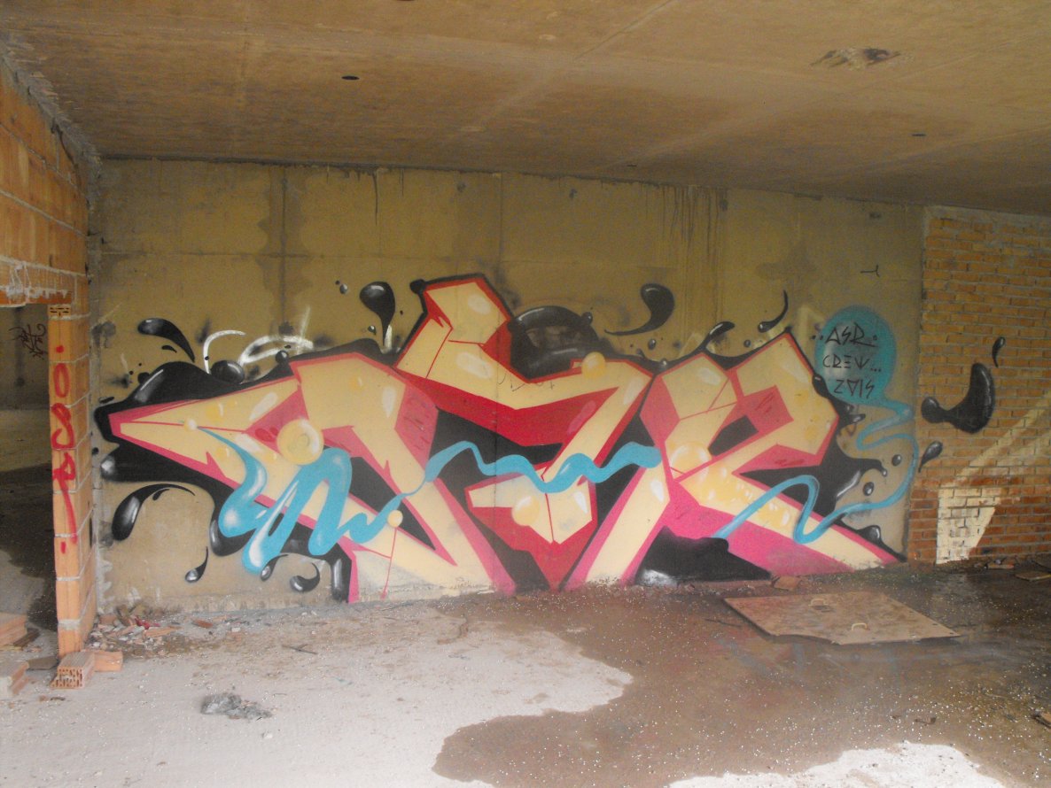 Graffiti Wall in Bratislava - Photo by STAF - OSR, CREW (2014)