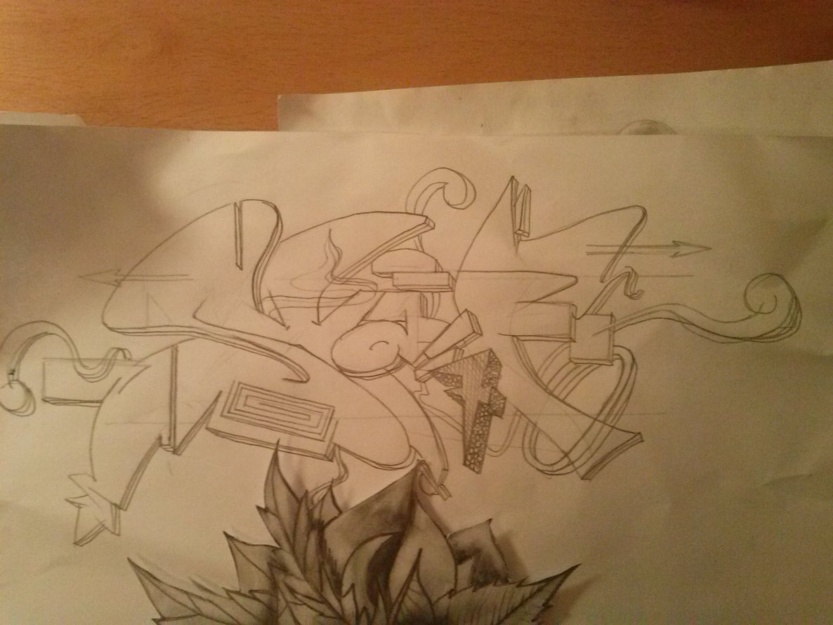 Graffiti Sketch - Photo by STAF - staf (2014)