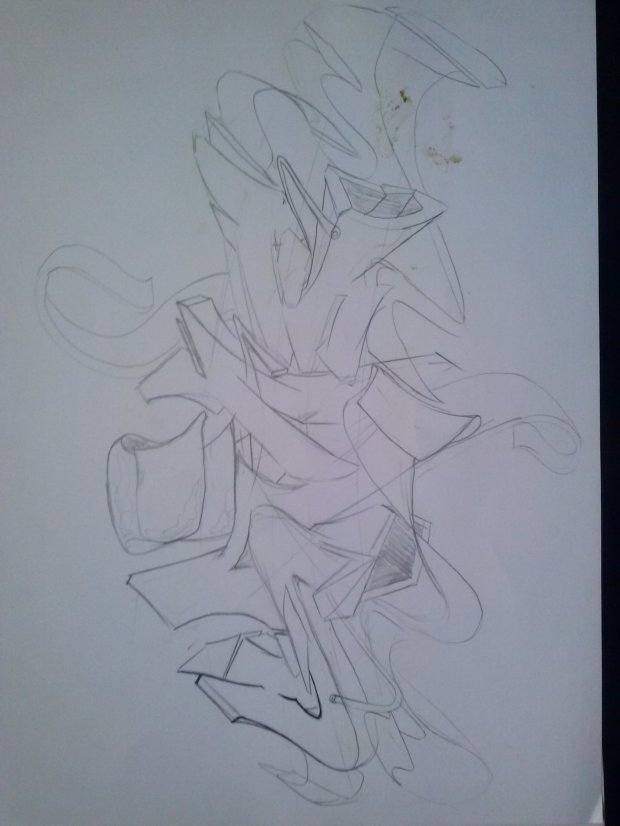 Graffiti Sketch - Photo by STAF - staf (2013)