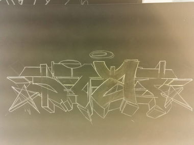 Graffiti Sketch - Photo by STAF - staf, osr (2014)