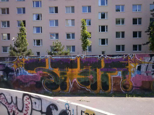 Graffiti Wall in Bratislava - Photo by STAF - staf, osr (2014)
