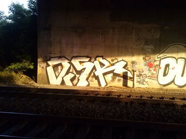 Graffiti Bombing - Photo by STAF - osr, staf, crew (2014)