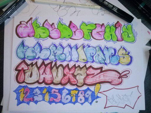 Graffiti Sketch - Photo by STAF - alphabet, by, staf (2014)