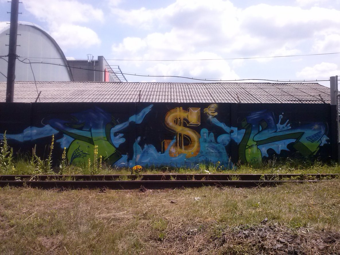 Graffiti Wall in Krupina - Photo by STAF - staf, osr, crew (2014)
