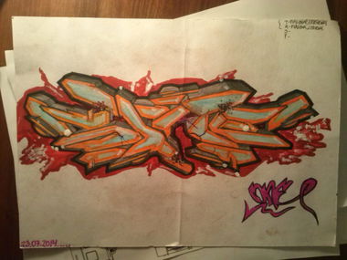 Graffiti Sketch - Photo by STAF - staf (2014)