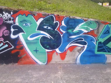 Graffiti Wall - Photo by STAF - staf, osr (2014)