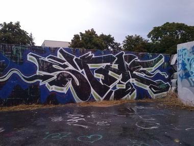 Graffiti Wall in Bratislava - Photo by STAF - staf (2014)
