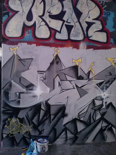 Graffiti Wall in Amsterdam - Photo by STAF - STAF (2014)