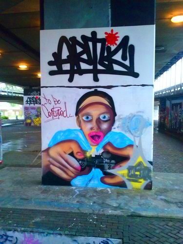 Graffiti Wall in Amsterdam - Photo by STAF - staf, osr (2013)
