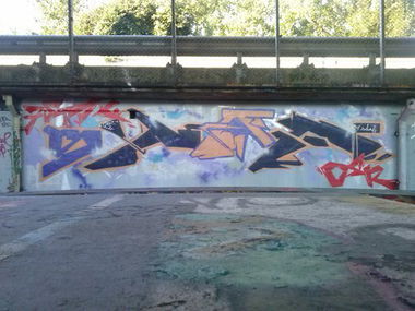 Graffiti Bombing - Photo by STAF - staf, osr (2014)