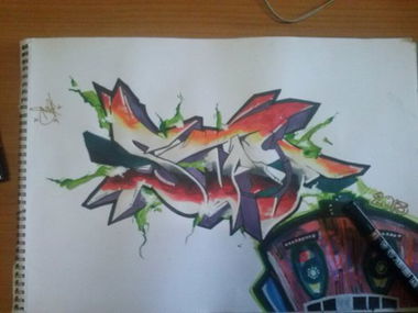 Graffiti Sketch - Photo by STAF - staf (2013)