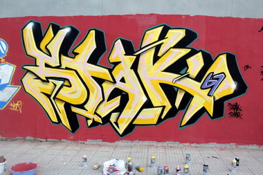 Graffiti Wall in Ankara - Photo by STAK67 - ankara, graffiti, stak