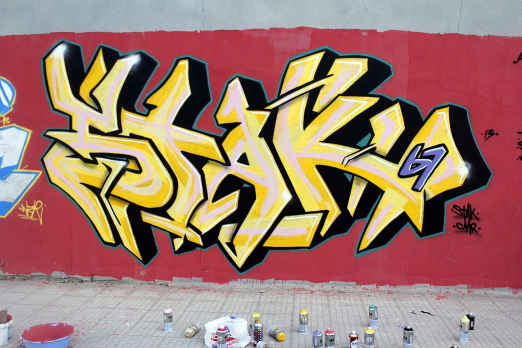 Graffiti Wall in Ankara - Photo by STAK67 - ankara, graffiti, stak