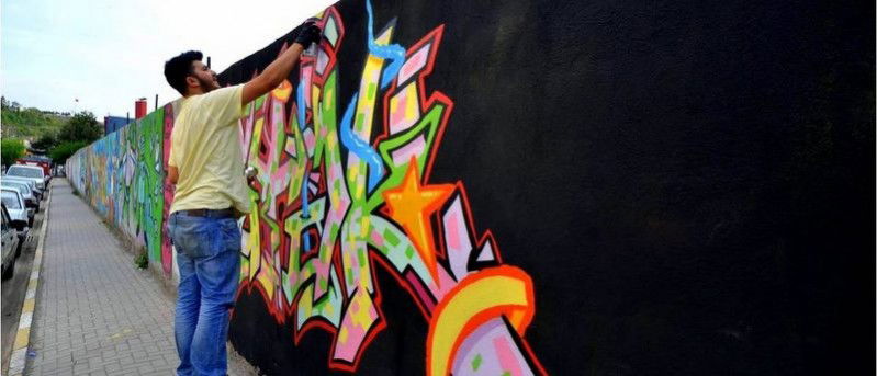 Graffiti Wall in Çank?r? - Photo by STAK67 - Ankara, graffiti, Turbo