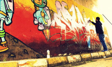 Graffiti Artwork in Çank?r? - Photo by STAK67 - stak, make, making