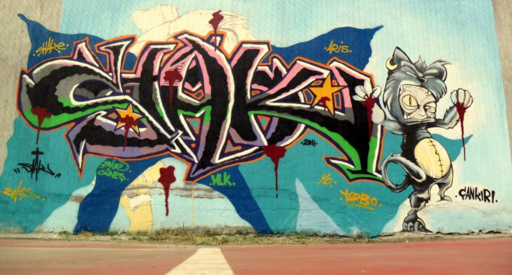 Graffiti Wall in Çank?r? - Photo by STAK67 - Stak, CMR, Turbo