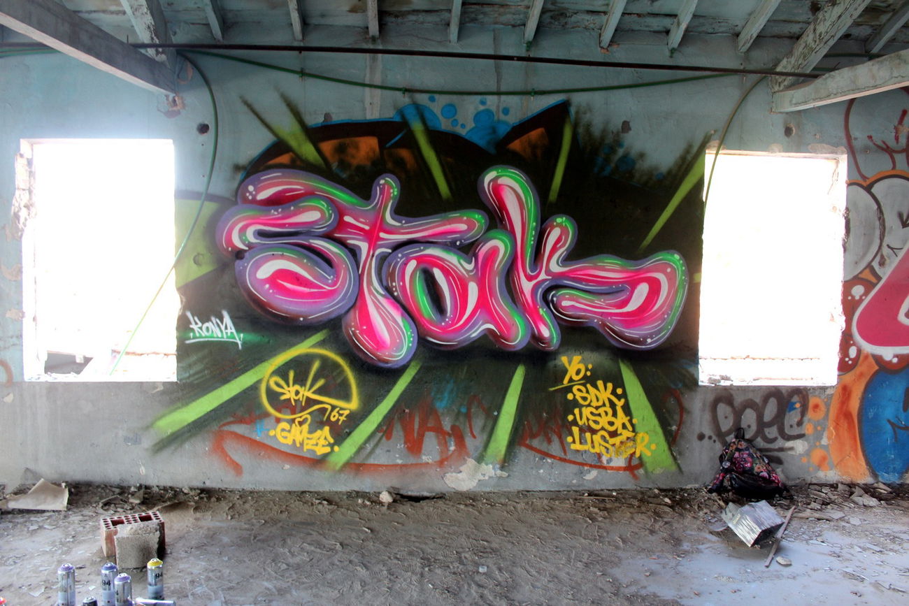Graffiti Wall in Turkey - Photo by STAK67 - konya, turkey, stak67 (2015)